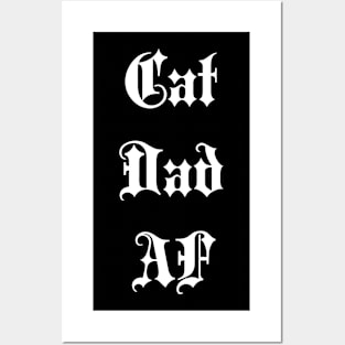 cat dad af Posters and Art